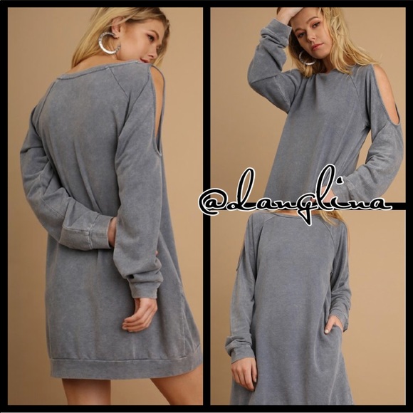 🚦SALE-firm was 50$ Cute&comfy shoulder dress - Picture 2 of 3